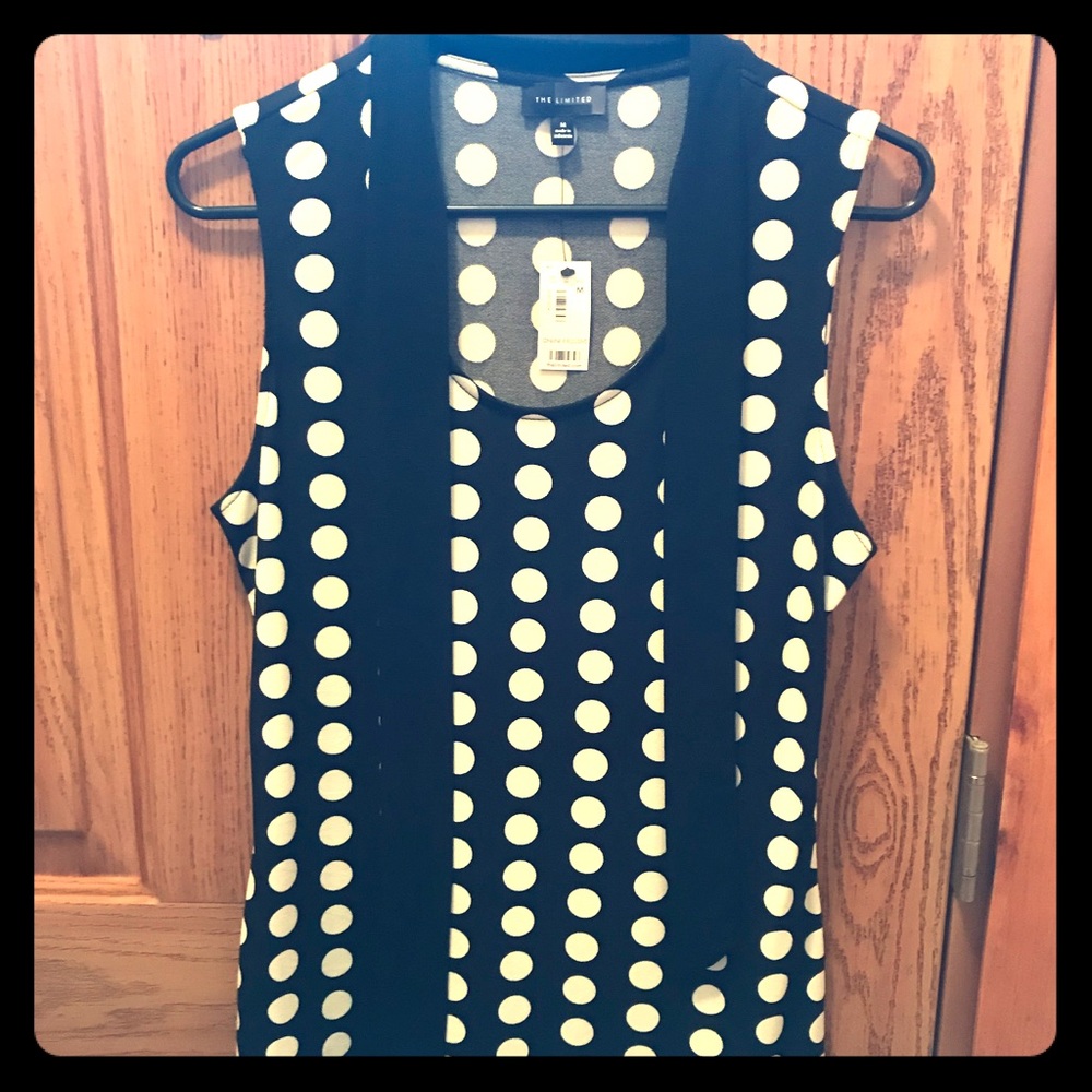 New Black and white top